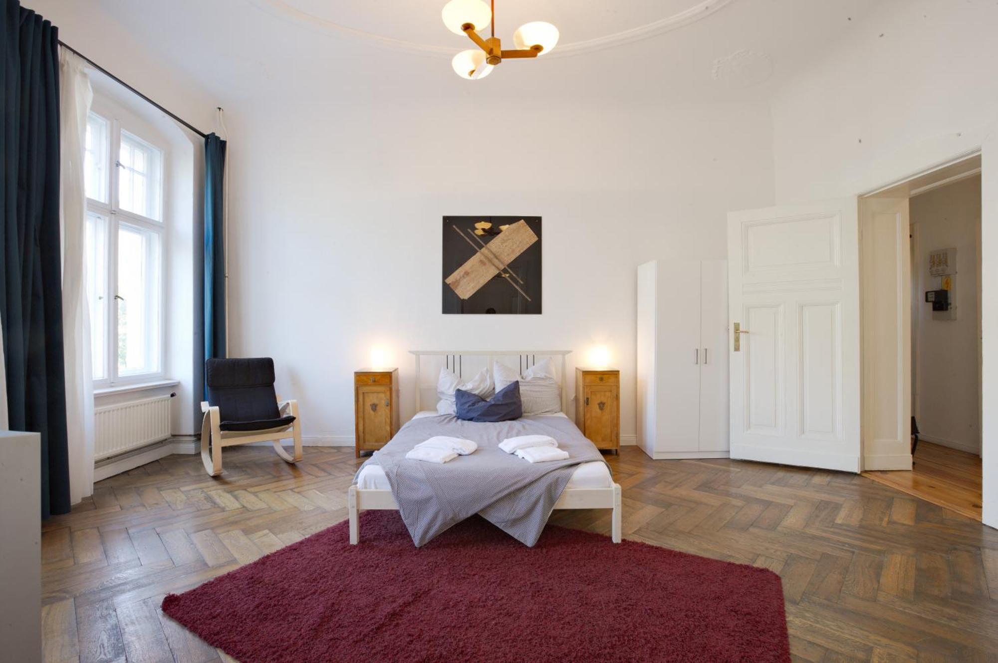 Elegante Altbauwohnung Berlino Esterno foto